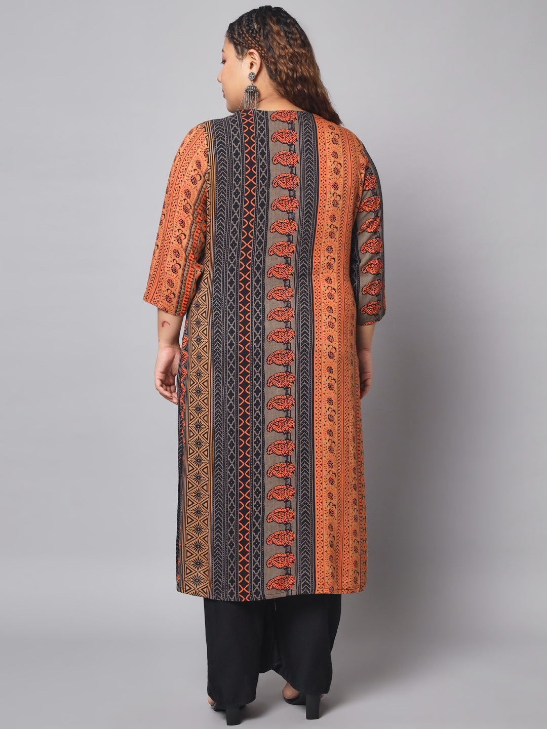 Women's Multicolor Color Rayon Straight Kurta