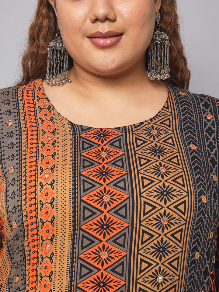 Women's Multicolor Color Rayon Straight Kurta