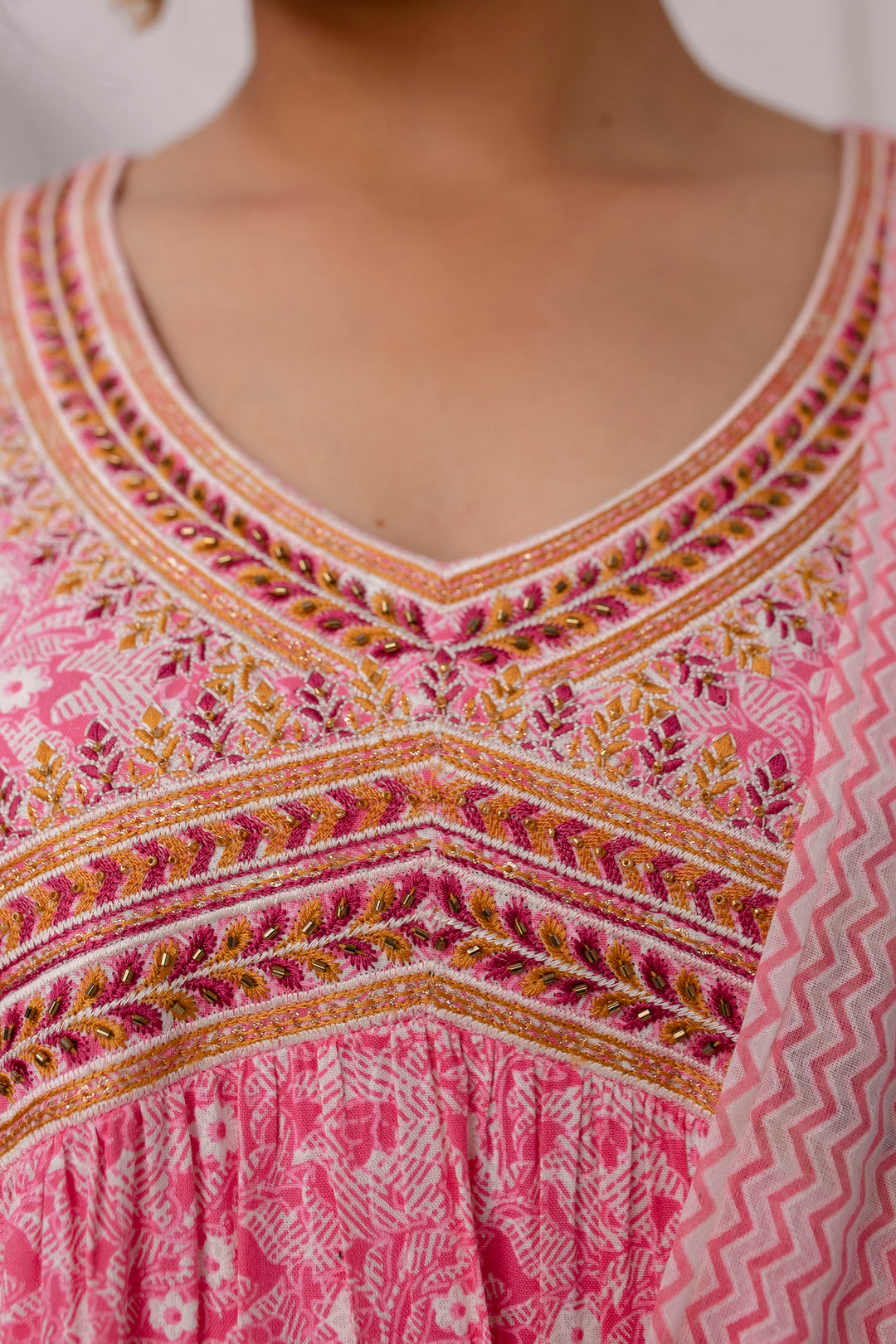 Womens Rayon Pink Alia Cut A-line Kurta Pant and Dupatta With Fancy Potli Set
