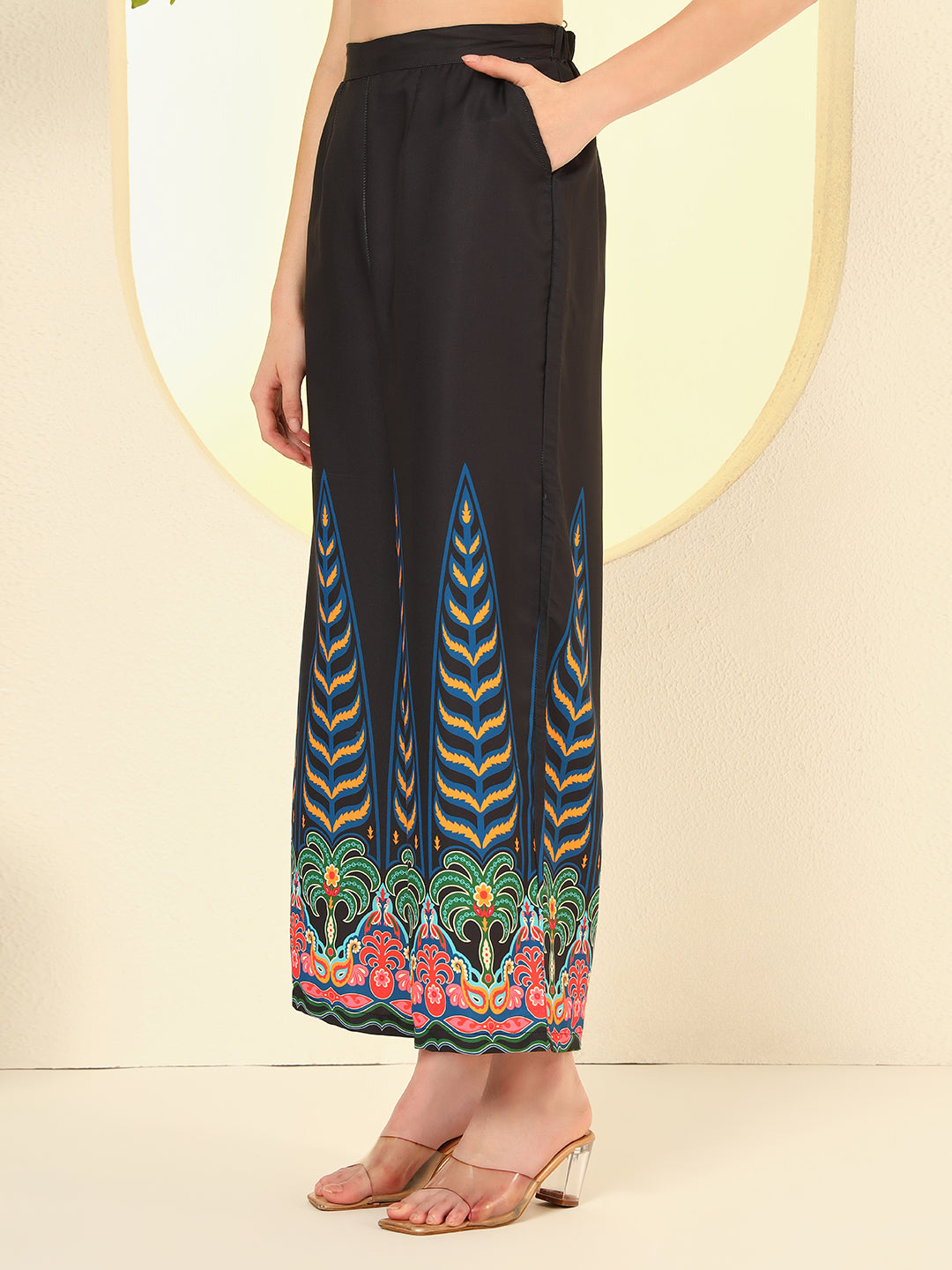 Nehamta Women's Multicolor Polyester Co-Ord Set