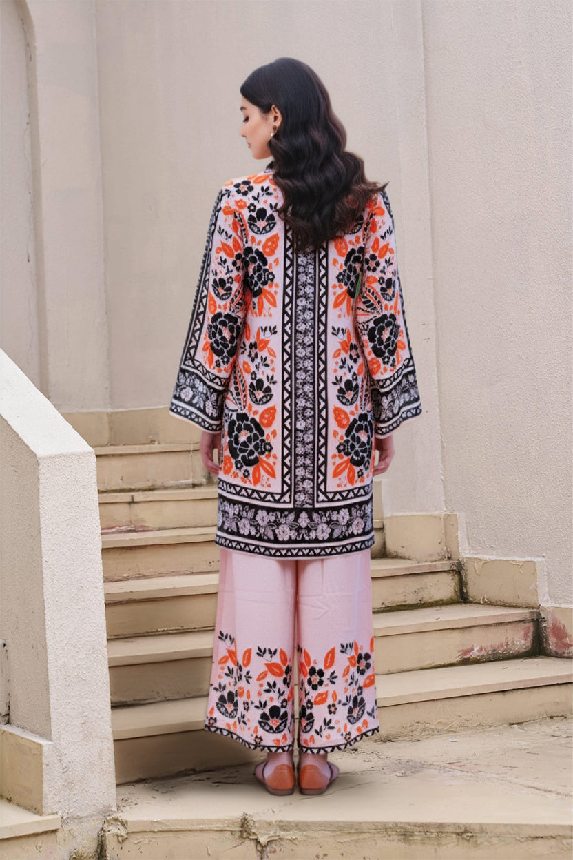 Nehamta Women's Multicolor Rayon Tunic & 1 Palazzo Co-Ords Set