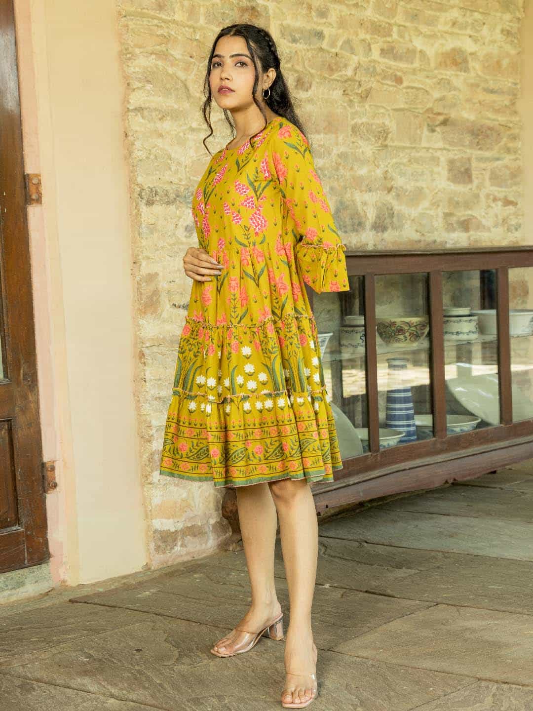 Exclusive Bottle Green Mehndi Dress – Exclusive Online Boutique